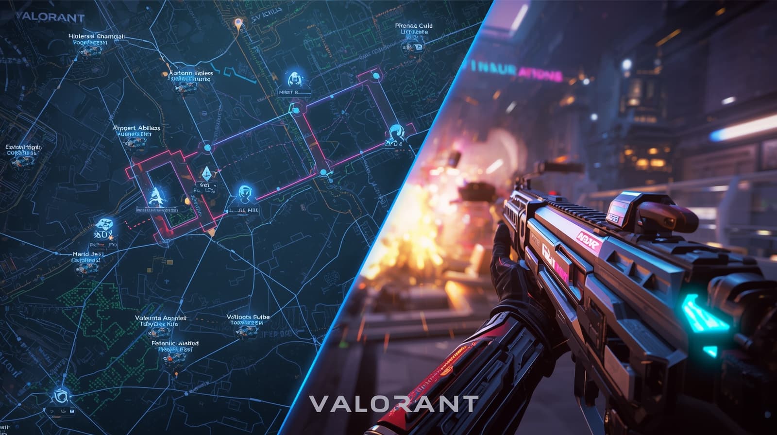 Valorant agent in action